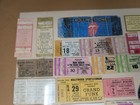 Way Cool Framed 1970s 80s Rock Concert Ticket Stub Collage Stones Skynyrd  uv 