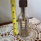 Whimsy Bottle   Not A Ship In Bottle   Folk Art   Wooden Chair With Woven Seat