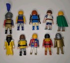 Playmobil Medieval Figure Lot Of 10 Knights Royal Queen Castle Replacements