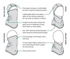 Zan Headgear Wb4l198 Sportflex   Series Winter Camo Convertible Balaclava Upf50 
