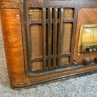 Vintage Silvertone R-1261 Model 100 351 Tube Style Wood Radio As-is Untested