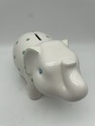 Tiffany   Co Earthenware Green Polka Dots Elephant Piggy Bank