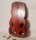 Wall Hanger Vtg Maori Carved Wood Tiki Statue New Zealand Pacific Art Figurine