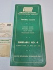 Railroad Penn Central Region Timetable No  4 In Effect May 1st  1970 Book Excell