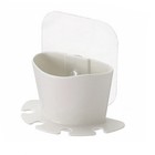 Bathroom Organizer Suction Toothbrush Holder Wall Mounted Toothpaste Holder