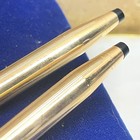 1 20 14k Gold Filled Engraved Roses Frieze Motif Ballpoint Pen   Pencil Set