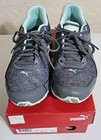Puma Women s Athletic  riaze  Shoes Size 8 Steel Grey Bay Mint Comfort Nib 