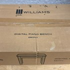 Williams Ebony Digital Piano Bench New Sealed Never Used