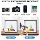 New 16x16in Large Portable Led Photo Light Box Shooting Tent Photography Studio   