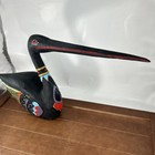 Aboriginal Australia Hand-carved Wooden Pelican Bird Statue Sculpture 17  Long
