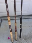 Lot Of 3 Vintage Fenwick Fs79  Fs90  Pls 845 Rods  Made In Usa - See Pics