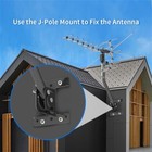 990 Miles Hd 1080p Outdoor Amplified Hdtv Digital Tv Antenna Vhf Uhf 360  rotatio