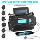Kaito Ka600 Weather Noaa Emergency Radio Crank Solar Powered Am Fm Sw Flashlight