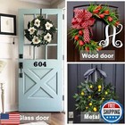 Lbsun Wreath Hanger  Adjustable Over The Door Wreath Hanger From 14 9 To 25 I