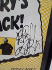 Grateful Dead Garcia Autographed Signed Warfield Jerry s Back Concert Poster