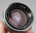 Carl Zeiss Jena 5cm F 2 Sonnar T Early Post War Contax Rf Mount