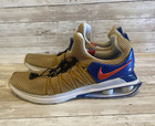 Nike Shox Gravity Shoes Mens Size 8 Metallic Gold Red Blue 2017