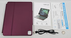 Case W Keyboard For 13  Ipad Pro 2024 M4 Raspberry Backlit Bluetooth Magnetic