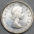 1954 South Africa 2 Shillings Florin Elizabeth Ii Proof Silver Coin  24121103r 