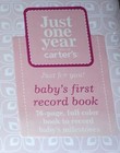 Carter s Just One Year First Baby Girl Record Book Memory Scrapbook Photo Album