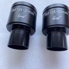 2pcs Wf10x 20 High Eye Relief Wide Field Eyepiece 23 2mm F Biological Microscope