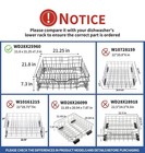Wd28x25960 For Ge Dishwasher Lower Rack Assembly Oem Replacement