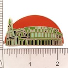 Rome Colosseum Enamel Lapel Pin Italy Landmark Travel Souvenir Salad Days Pins