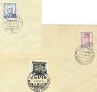 Czechoslovakia 1945 Lot Of 3 Commemorative Covers  294 301   266 Prague
