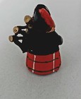 Vintage Painted Pewter Thimble Bagpipes Bagpiper