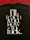 Madonna Erotica Album Sex Book Promo Tour Shirt New Fan Club Only Large Teach U 
