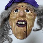 Vtg Gemmy Animated Witch Head Greeter Sings Evil Ways Eyes Light Up Halloween