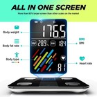Smart Scale For Body Weight And Fat Percentage  High Accuracy Digital Bathroo   