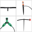 130ft Drip Irrigation Kit Auto Watering System With Timer  30m Garden Sprinkler