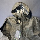Frogg Toggs Rain Suit Mens Xl Green black Waterproof Full Zip Hooded Hiking Nwt