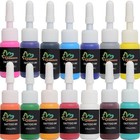 Tattoo Ink Set - 14 Colors  1 6oz  5ml  Bottles Professional Pigment Kit For    