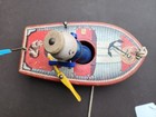 Vintage Fisher Price Racing Wooden Row Boat 730 1940s-50s