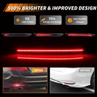Smoked Rear Bumper Reflector Led Tail Brake Signal Lights For 16-17 Honda Accord