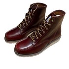 Carhartt 6    Moc Toe Wedge Boots In Redwood Size 12 New With Box Workwear
