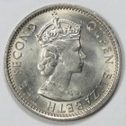 1971 Mauritius 1 4 Rupee - Elizabeth Ii