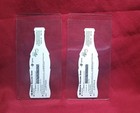 Coca-cola 1995  10  Set Of 2 Phone Cards Die-cut Bottles Coke Classic   In Rain