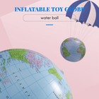 Inflatable Toy Globe Tellurion Training Geography Map Balloon Water  40 Cm N1a8