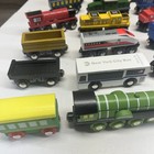 Wooden Train Lot  Brio Thomas Compatible  37 Pcs 