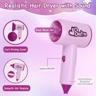 Hair Salon Toys For Girls  Pretend Play Kids Makeup Kit With Realistic    