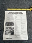 1975 Peugeot 504 Diesel Sedan Sales Brochure Sheet Excellent Original
