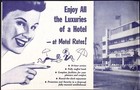 Blue Horizon Hotel Miami Beach Fl Brochure Swimming Pool View Interior View