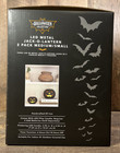 Jack-o-lantern 2pk Med small Black Iron-made Led Pumpkins Halloween Aldi Finds    