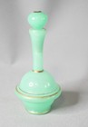Victorian French Green Opaline Vaseline Uranium Glass Perfume Bottle W  Stopper