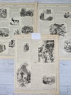 Lot Of 7 Antique Bible Pages 1890 s Junk Journaling Grimoire Scrapping Crafts 