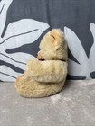 Vintage Eden Toys Bear Plush Tan Brown Teddy Bow  15  Stuffed Animal Toy Lovey