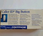 Conairphone Cid100w Caller Id Big Button Corded Phone White New Read Description